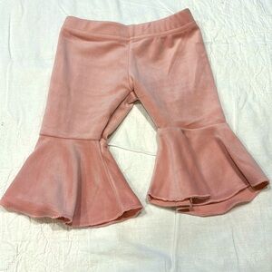 NWOT Baileys Blossoms 3 month velvet bell bottoms
